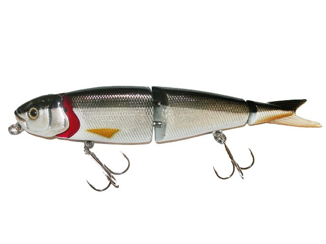 4-play swim & jerk ( Jerkbait. Finns i storlekarna 9.5, 13, 19 och 25cm)