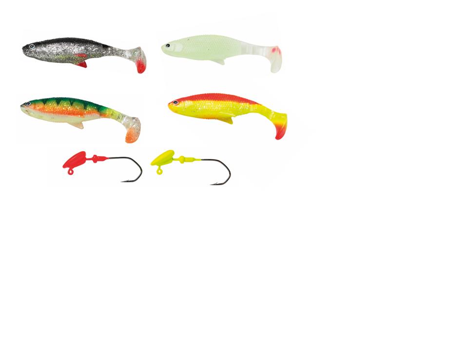 Jiggsats minnows + skallar