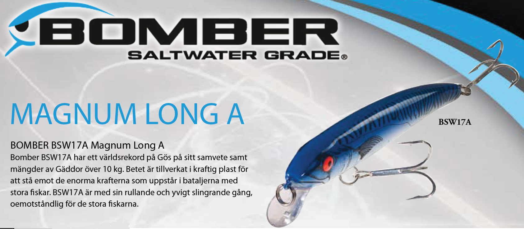 Bomber Magnum long A (BSW 17A) 42g 18,5cm